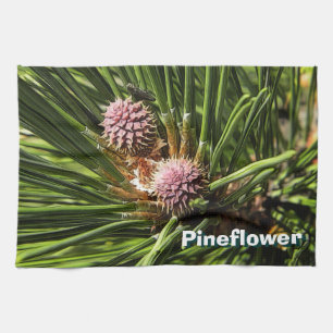 Pineflower Tea Towel