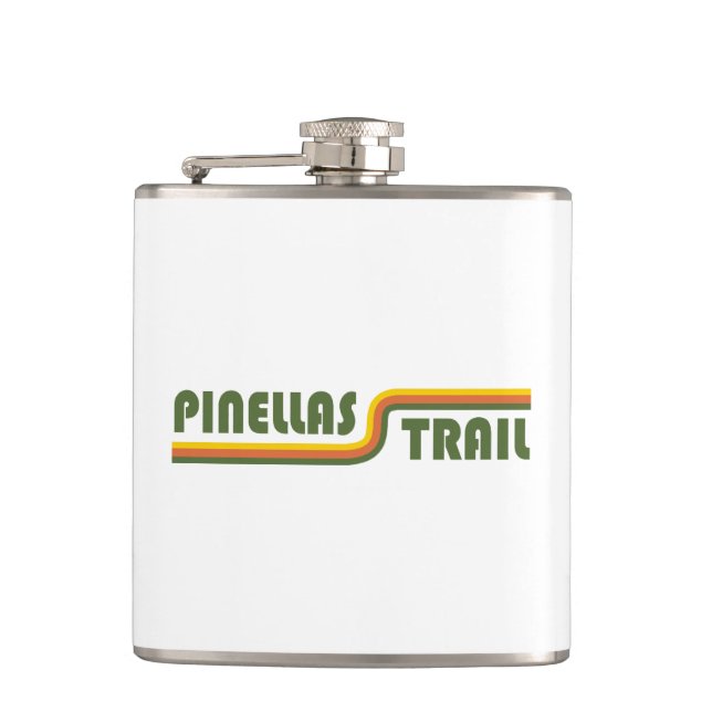 Pinellas Trail Florida Hip Flask (Front)