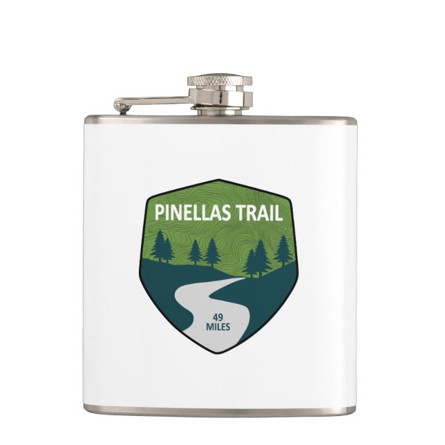 Pinellas Trail Hip Flask (Front)