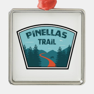 Pinellas Trail Metal Tree Decoration