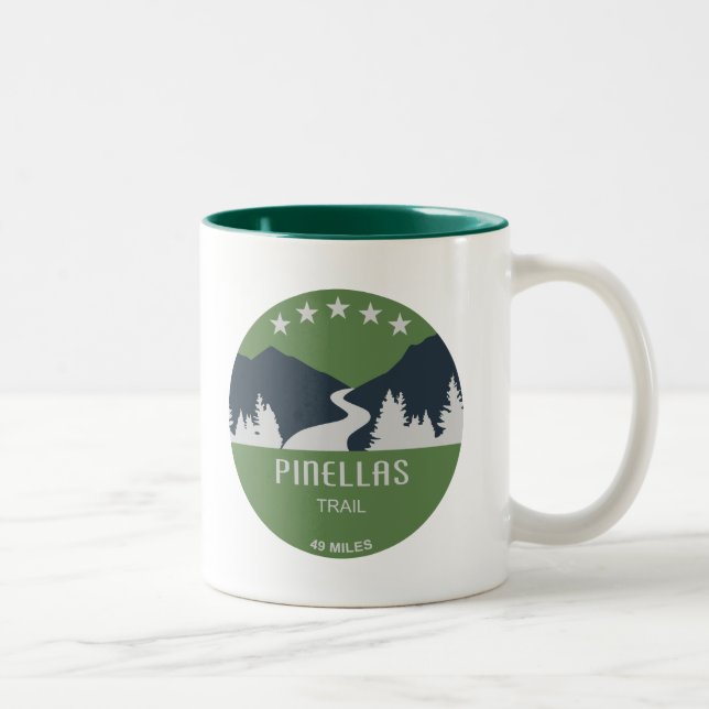 Pinellas Trail Two-Tone Coffee Mug (Right)