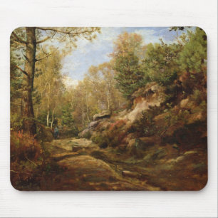 Pines & Birch Trees or The Forest of Mouse Pad