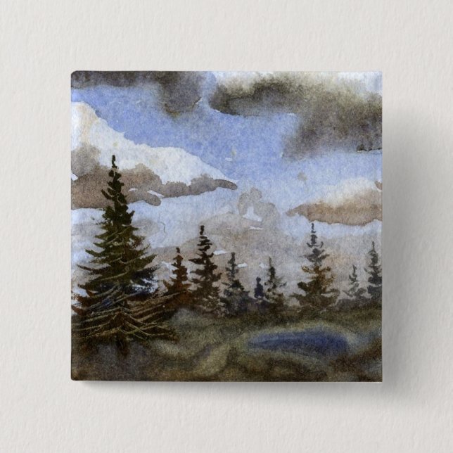 Pines Landscape Button (Front)