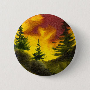 Pines Landscape Button