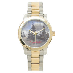 Pines & low clouds on "Highland Scenic Highway" Watch