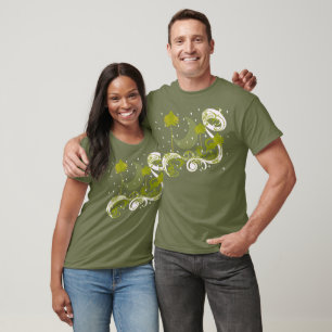 Pines with Moon-change t-shirt colour and style