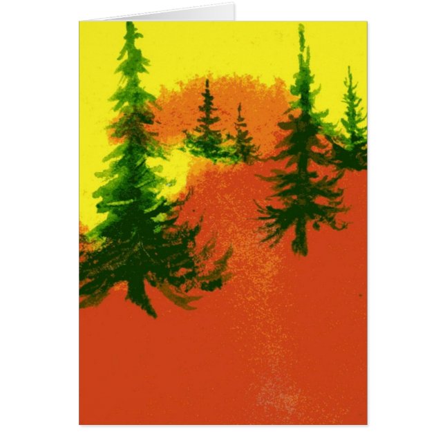 Pinescape Greeting Card (Front)