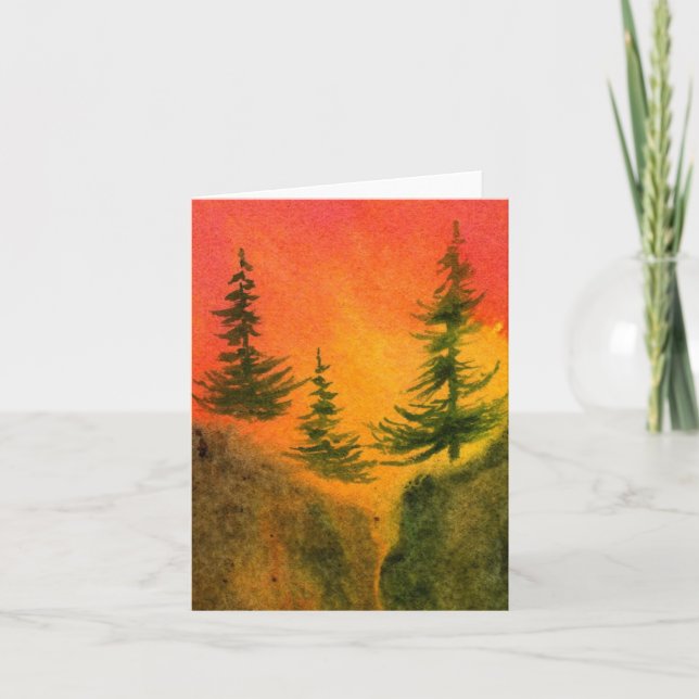 Pinescape Greeting Card (Front)