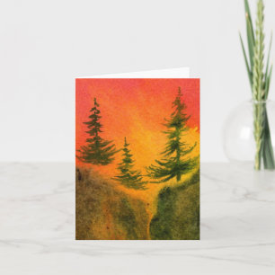 Pinescape Greeting Card