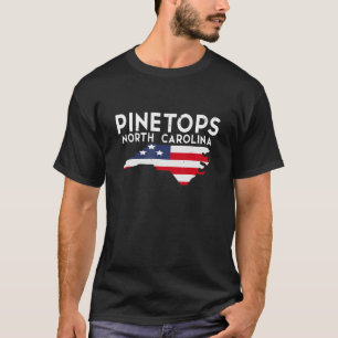 Pinetops North Carolina USA State America Travel T-Shirt