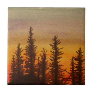 Pinetree Sunset Tile