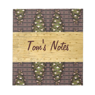 Pinewood notepad by Alexandra Cook