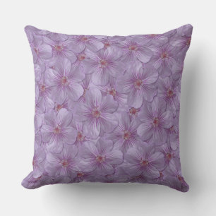 Pineywoods Geranium Seamless Pattern Cushion