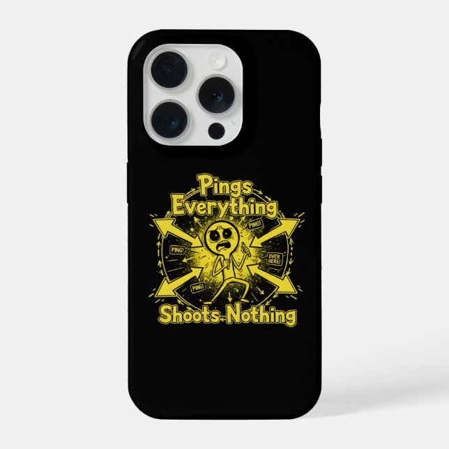 Ping Everyhting Shoots Nothing iPhone Case (Back)