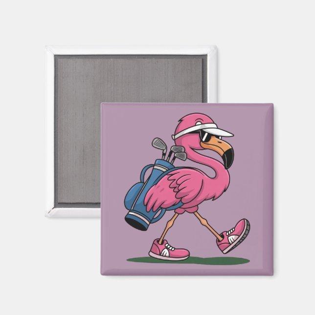 Ping Flamingo Golf Sunglasses Golf Lover  Magnet (Front/Back)