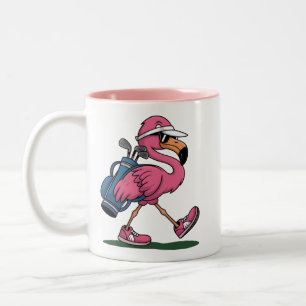 Ping Flamingo Golf Sunglasses Golf Lover Two-Tone Coffee Mug