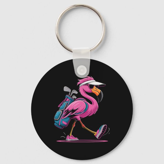 Ping Flamingo Golf Sungles Woman Ladies Men Golf L Key Ring (Front)