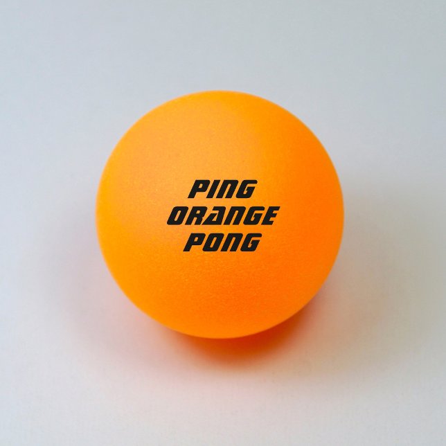 Ping Orange Pong Ball (Creator Uploaded)