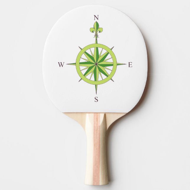 Ping Pink Winds Palas minimalist Ping Pong Paddle (Front)