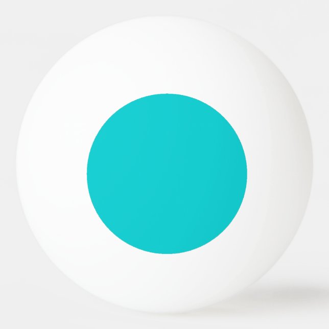 Ping Pong Ball - Turquoise Inner Circle (Back)