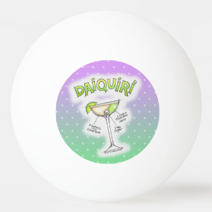 PING PONG BALLS - DAIQUIRI RECIPE COCKTAIL ART