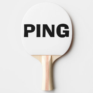 Ping Pong Black White Ping Pong Paddle
