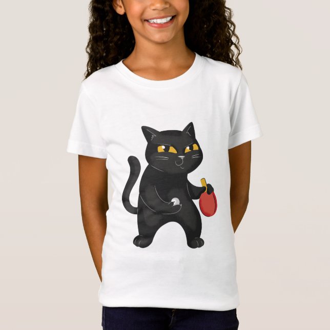 PING PONG CAT  T-Shirt (Front)