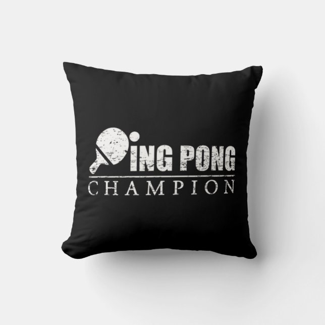 Ping Pong Champion  Cushion (Front)