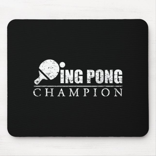 Ping Pong Champion  Mouse Pad (Front)
