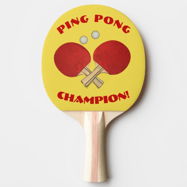Ping Pong Champion! Paddle (Front)