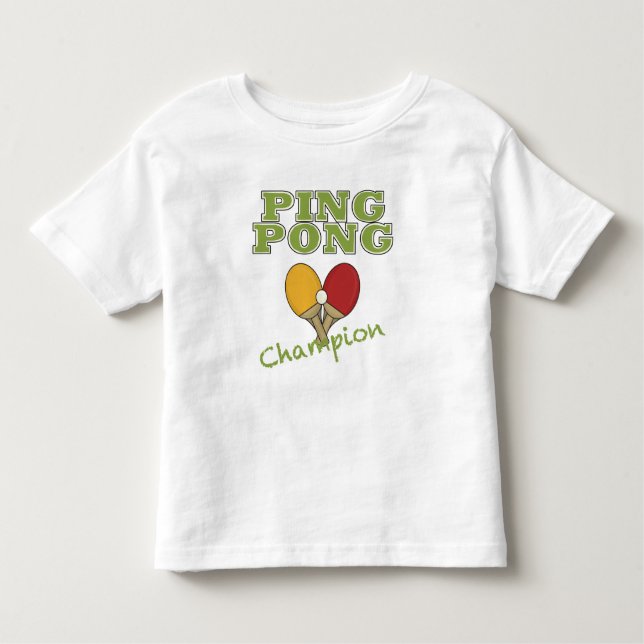 Ping Pong Champion Toddler T-Shirt (Front)