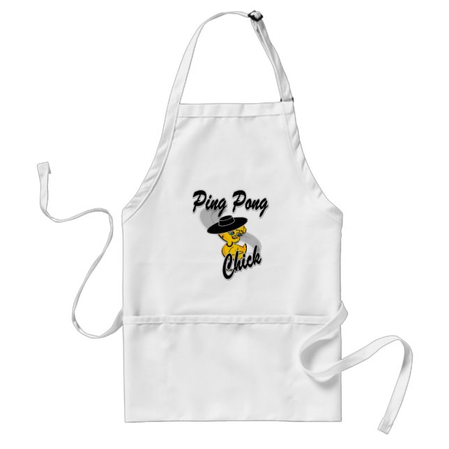 Ping Pong Chick #4 Standard Apron (Front)