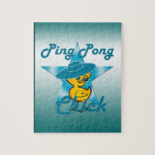 Ping Pong Chick #7 Jigsaw Puzzle (Vertical)