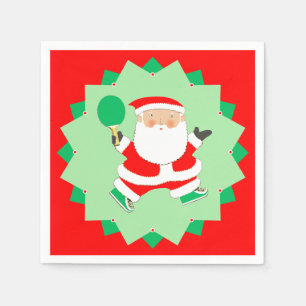 Ping-Pong Christmas Holiday Party Napkin