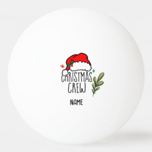 Ping pong Christmas Holidays Crew Santa Claus Ping Pong Ball