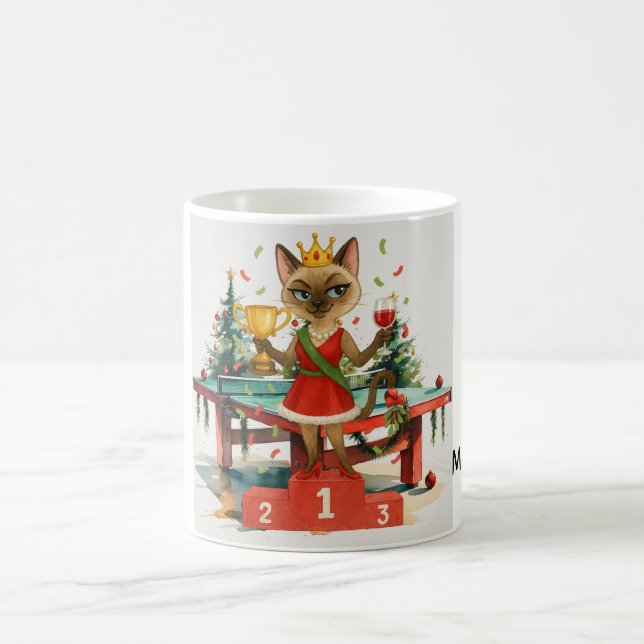 Ping Pong Christmas themed  Coffee Mug (Center)