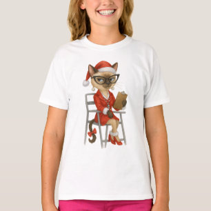 Ping Pong Christmas themed for cat lovers T-Shirt