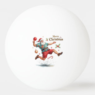 Ping pong Christmas with Santa Claus Ball