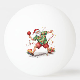 Ping Pong Christmas with Santa Claus Ping Pong Ball