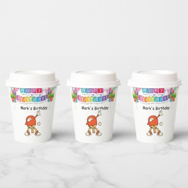 Ping Pong dabbing Table Tennis  party  Paper Cups (Multi)