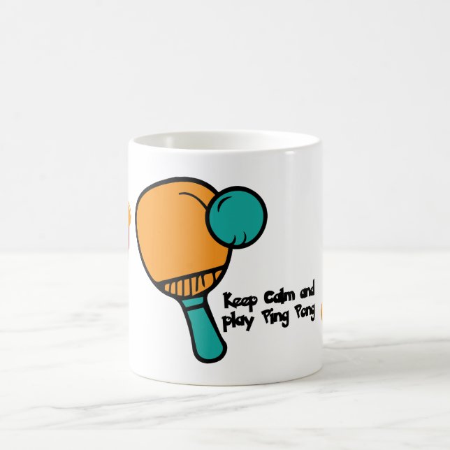 Ping Pong funny saying to player Coffee Mug (Center)