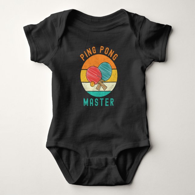 Ping Pong Master Baby Bodysuit (Front)