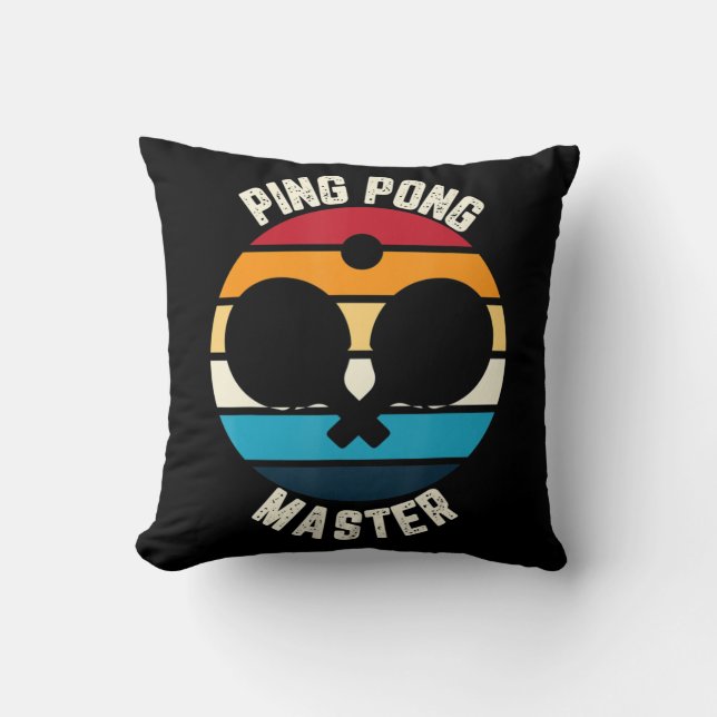 Ping Pong Master Table Tennis  Cushion (Front)