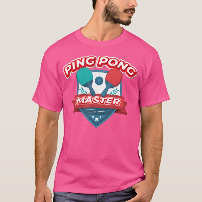 Ping Pong Master Table Tennis T-Shirt (Front)