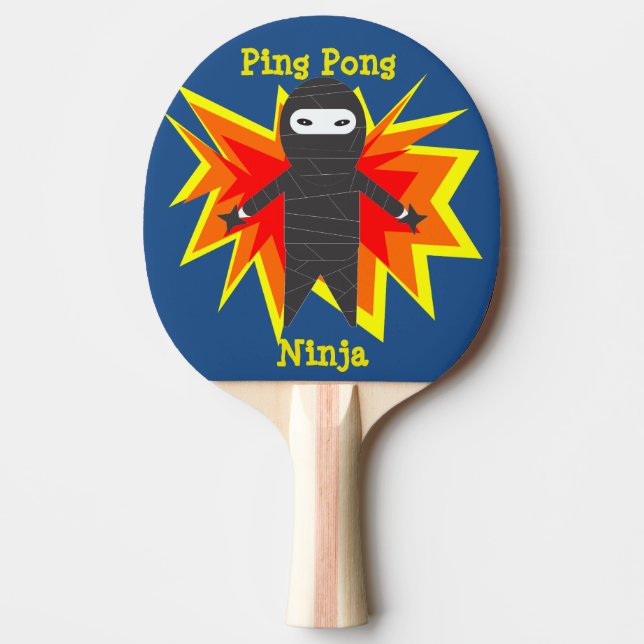 Ping Pong Ninja Paddle (Front)