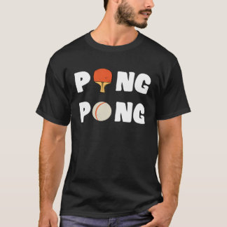 Ping Pong Paddle Ball Table Tennis Paddleball Game T-Shirt