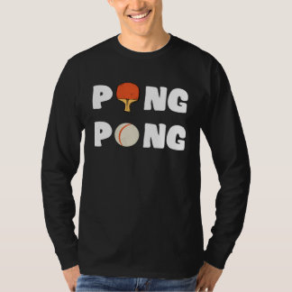 Ping Pong Paddle Ball Table Tennis Paddleball Game T-Shirt