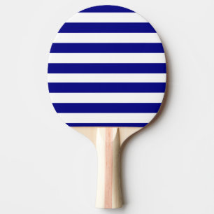 Ping Pong Paddle Blue & White Stripe