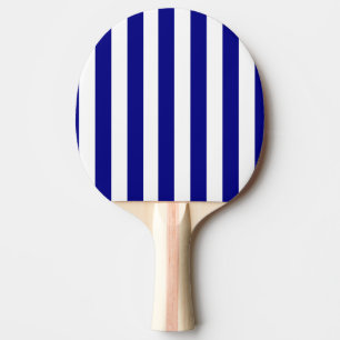 Ping Pong Paddle Blue & White Stripe