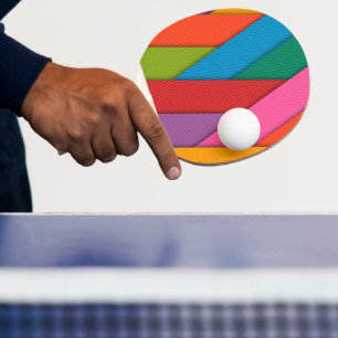 Ping Pong Paddle Colourful